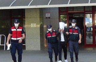 Jandarmanın yakaladığı uyuşturucu şüphelisi...