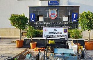 Kaçak kazı yapan şüpheliler çadırda yakalandı