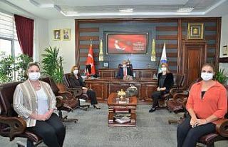 Kadın Girişimciler, Rektör Karakaya’yı ziyaret...