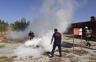 Kahramanmaraş’ta 21 gönüllü itfaiye erine eğitim