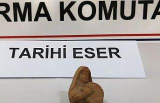 Kahramanmaraş’ta Demir Çağı’na ait heykelcik...