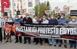 Kahta’daki STK’lardan Macron’a tepki