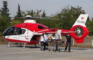 Kalp krizi geçiren şahsın yardımına ambulans...