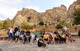 Kapadokya bölgesi pandemi ile birlikte ilk kez yüzde...