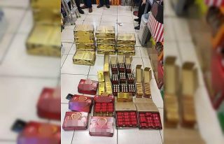 Kara listede bulunan çikolata ve içecekler ele geçirildi