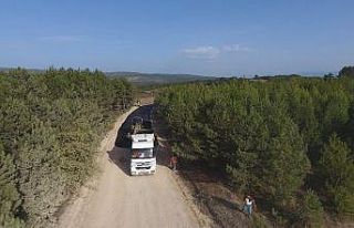 Karabük Özel İdarenin asfalt çalışması sürüyor