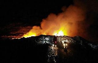 Karabük’te şehir çöplüğünde yangın çıktı