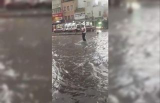 Karaköy’de su baskını yaşandı