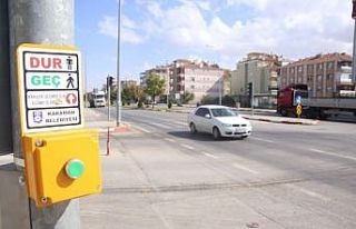 Karaman’da trafiğin yoğun olduğu bölgelere trafik...