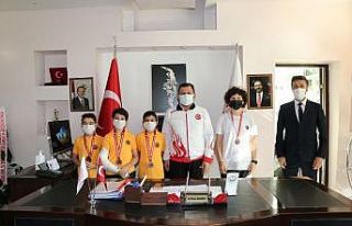 Karate sporcularından Kabakcı’ya ziyaret