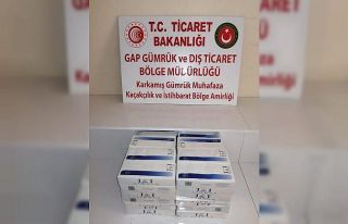 Karkamış sınır kapısında kaçak sigara yakalandı