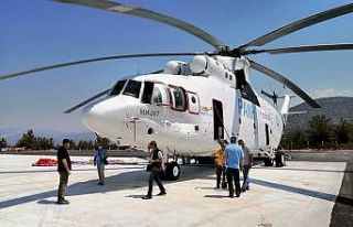 Kartal helikopterin görevi sona erdi