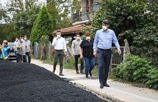 Kartepe’de yollar bakımda