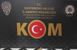 Kastamonu’da silah kaçakçılarına operasyon:...