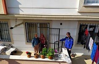 Kaybolan alzheimer hastası şahsı zabıta ekipleri...