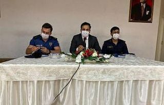 Kaymakam Erdem muhtarlar ve kurum amirleri toplantısı...