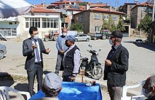 Kaymakam Kaçmaz’dan Köylerde Korona virüs denetimi