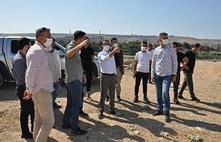 Kaymakam Sinanoğlu yapımı süren projeleri inceledi