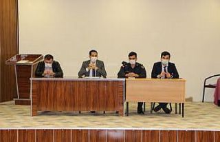 Kaymakam Soyu’dan muhtarlar ile Korana virüs toplantısı