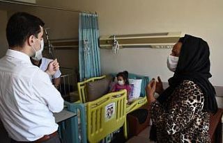 Kaymakam Temizkan minik Arin’e sahip çıktı