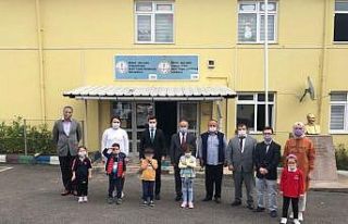 Kaymakamdan öğrencilere moral ziyareti