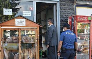 Kaynaşlı’da korona virüs denetimleri yapıldı