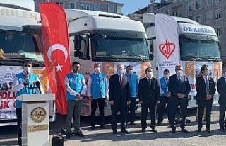 Kayseri İl Müftülüğü’nden Suriye’ye 5 yardım...