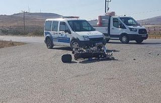 Kazada motosiklet sürücüsü ağır yaralandı