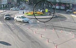 Kazadan saniyelerle kurtuldu