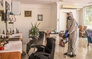 Kepez’de 50 bin 252 dezenfekte işlemi yapıldı