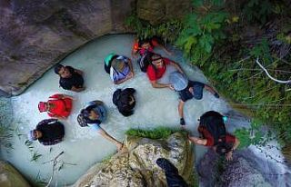 Keşfedilmeyi bekleyen Koyunlu Kanyonu havadan ve...