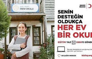 Kızılay’dan uzaktan eğitime yakın destek