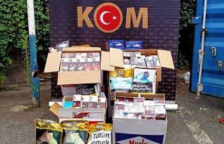 Kocaeli’de 57 bin adet içi tütün doldurulmuş...