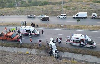 Kontrolden çıkan arazi aracı devrildi: 3 yaralı