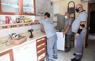 Konyaaltı’nda yanan 6 ev baştan sona yenilendi