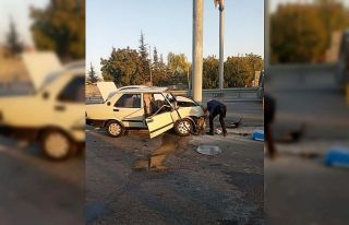 Konya’da otomobil direğe çarptı: 1 ölü