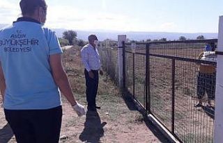 Korona mağduru aileye Başkan Yıldırımkaya yalnız...