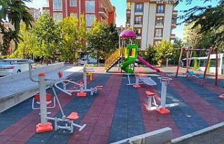 Köşklüçeşme’ye yeni bir park alanı yapıldı