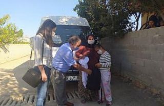 Köydeki engelli çocuklar unutulmadı