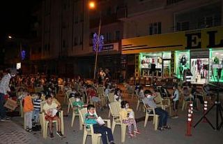 Kurtalan’da açık alanda sinema etkinliği