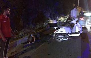 Kuşadası’nda motosikletler çarpıştı: 2 yaralı