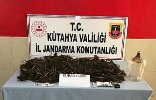 Kütahya’da 11 kilo kubar esrar ele geçirildi