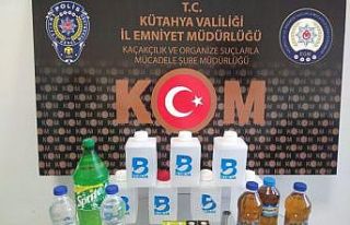 Kütahya’da 28 büfeye eş zamanlı sahte alkol...