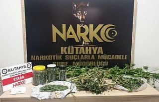 Kütahya’da uyuşturucu operasyonu