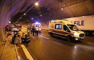 Kuzey Marmara Otoyolu’nda otomobil kablo yüklü...