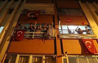 Mahallede geleneksel bayram kutlaması