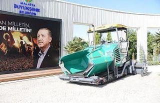 Malatya Büyükşehir araç parkına finişer takviyesi