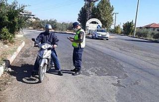 Manisa’da motosikletlere ceza yağdı