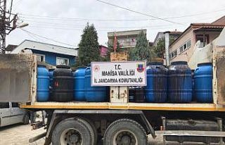 Manisa’da sahte içki operasyonu: 20 ton şarap...