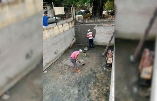 Manisa’da tarımsal sulama havuzunda yenileme